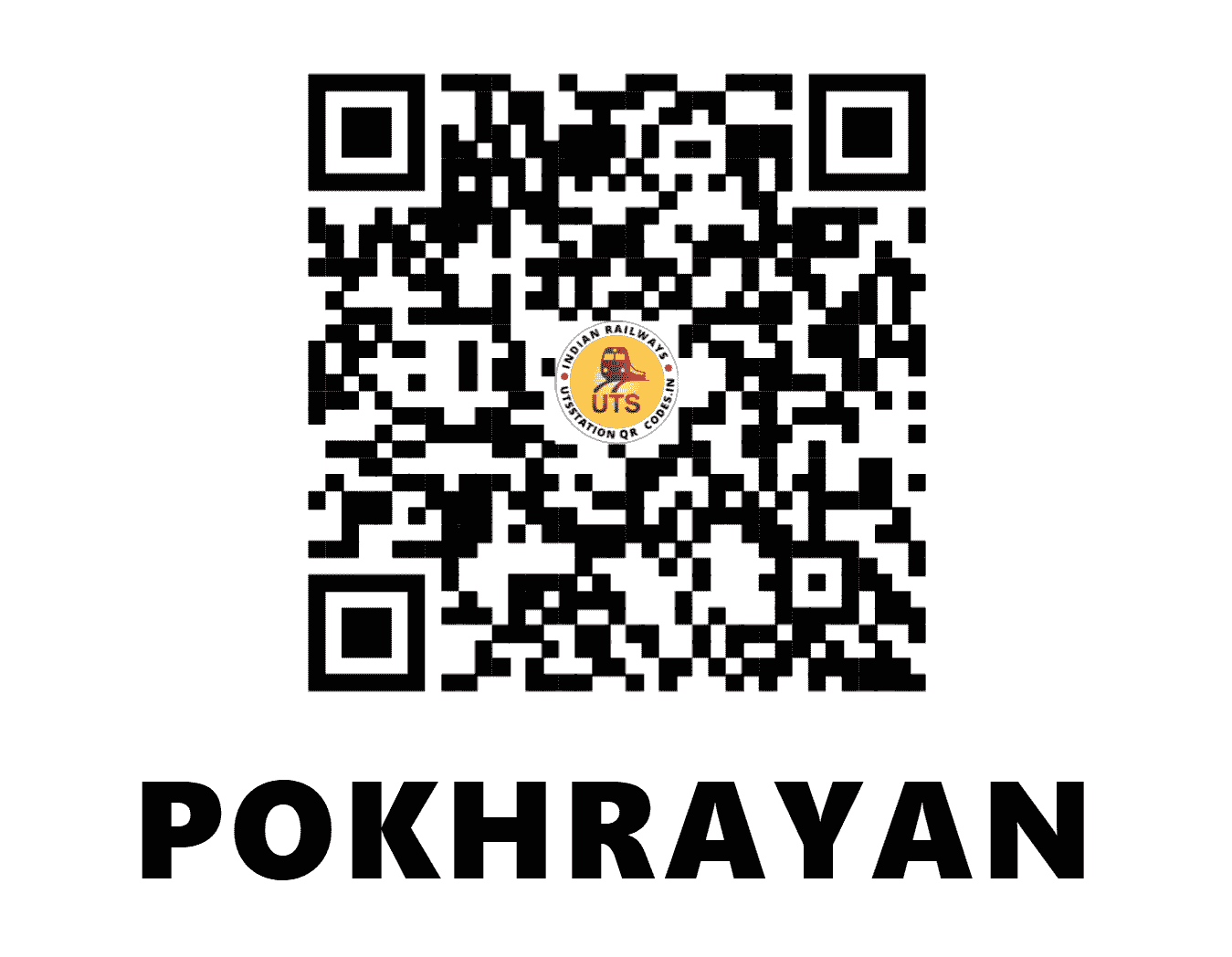 UTS QR Code for POKHRAYAN - PHN (NC - UTTAR PRADESH)